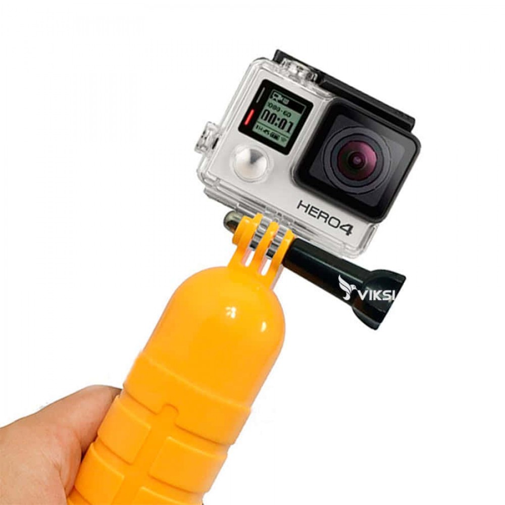 Ручка поплавок для экшин камер GoPro (ребристая)