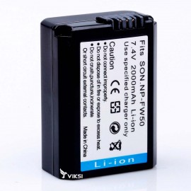 Аккумулятор NP-FW50 для Sony A7R, A3000, NEX-5 (2000 мА*ч) Digital
