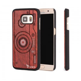 Чехол деревянный Camera для Samsung S7