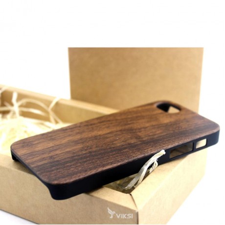Чехол деревянный Walnut для iPhone 5