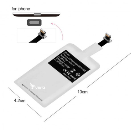Беспроводной приемник-катушка, зарядка для iPhone и других смартфонов