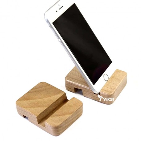 Портативная деревянная подставка-держатель для iPhone и Samsung