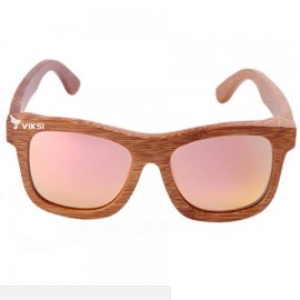 Солнцезащитные деревянные очки Chicago Pink