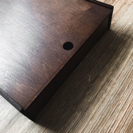 Коробочка деревянная Solid для фото 15х21 и флешки