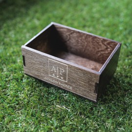 Подставка-коробочка для сахарных стиков или пакетиков чая на стол, с брендированием (Stick)