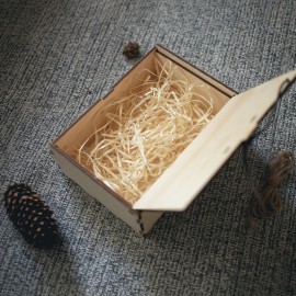 Подарочная деревянная коробочка Bloom S+