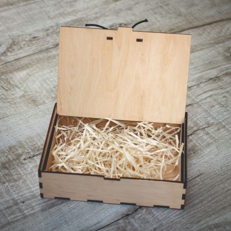 Подарочная деревянная коробочка Bloom S