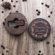 Флешка дерев'яна Glass